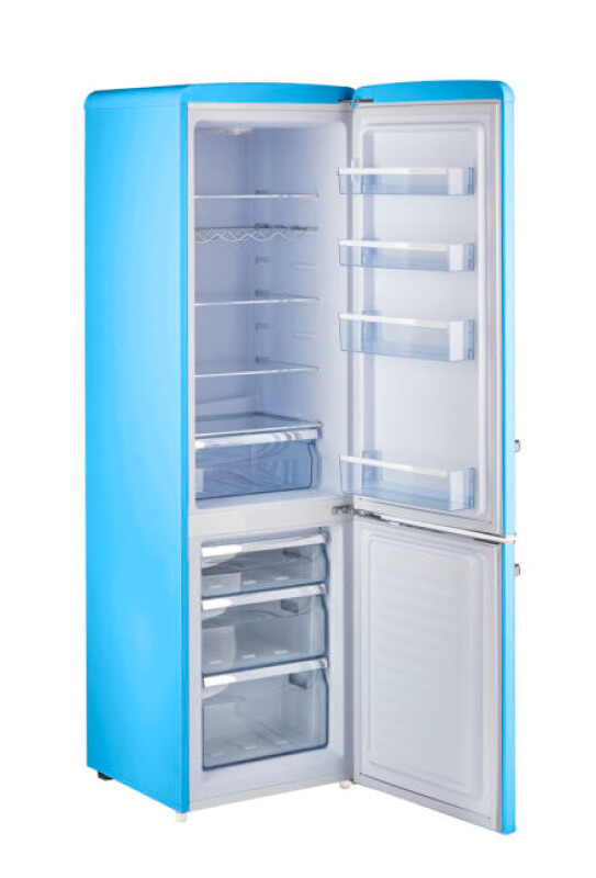 Classic Retro 21.6 in. 8.7 cu. ft. Retro Bottom Freezer Refrigerator UGP275LRBAC