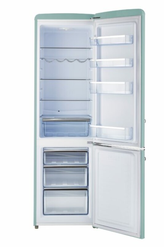 Classic Retro 21.6 in. 8.7 cu. ft. Retro Bottom Freezer Refrigerator UGP275LTAC