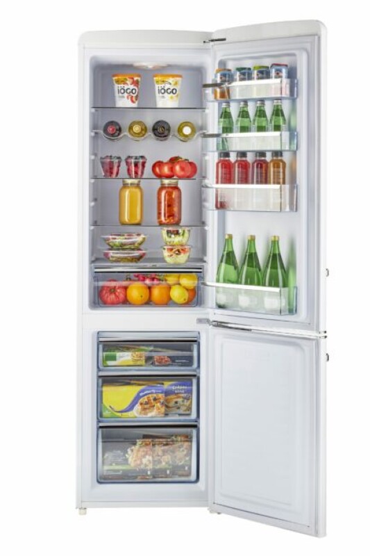 Classic Retro 21.6 in. 8.7 cu. ft. Retro Bottom Freezer Refrigerator UGP275LWAC