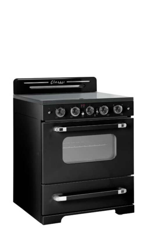 30' Classic Retro Electric Ceramic top Range UGP30CRECB