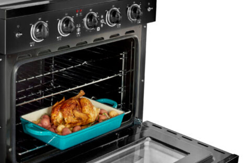 30' Classic Retro Electric Ceramic top Range UGP30CRECB