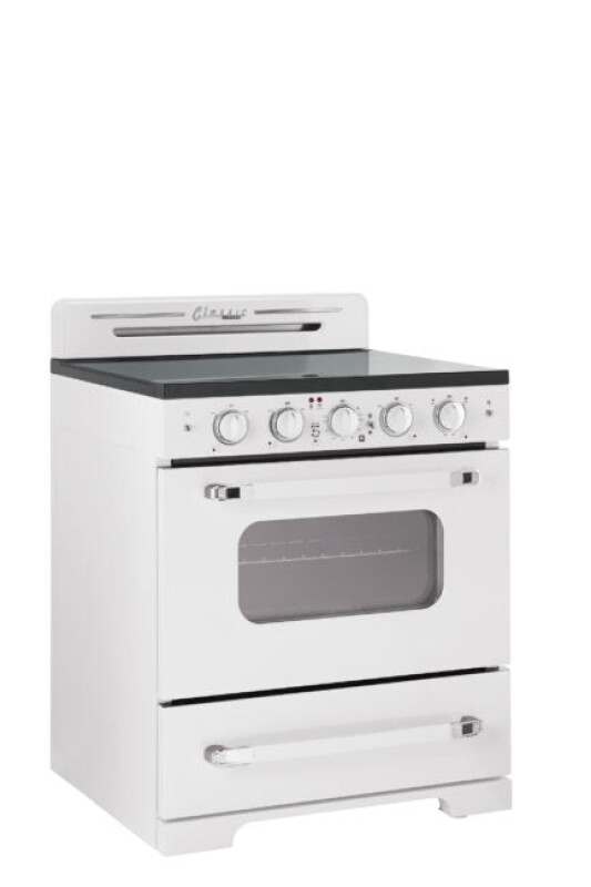 30' Classic Retro Electric Ceramic top Range UGP30CRECW