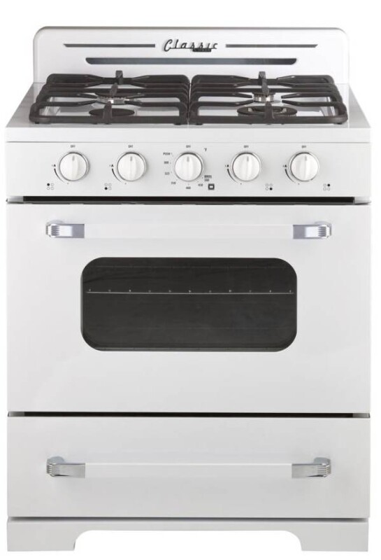 30' Classic Retro Offgrid Range with Large Power burner UGP30CROF2W