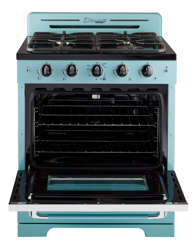 Classic Retro 30 -inch Free-Standing Gas Range with Convection Oven UGP30CRT