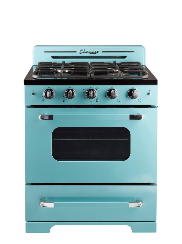 Classic Retro 30 -inch Free-Standing Gas Range with Convection Oven UGP30CRT