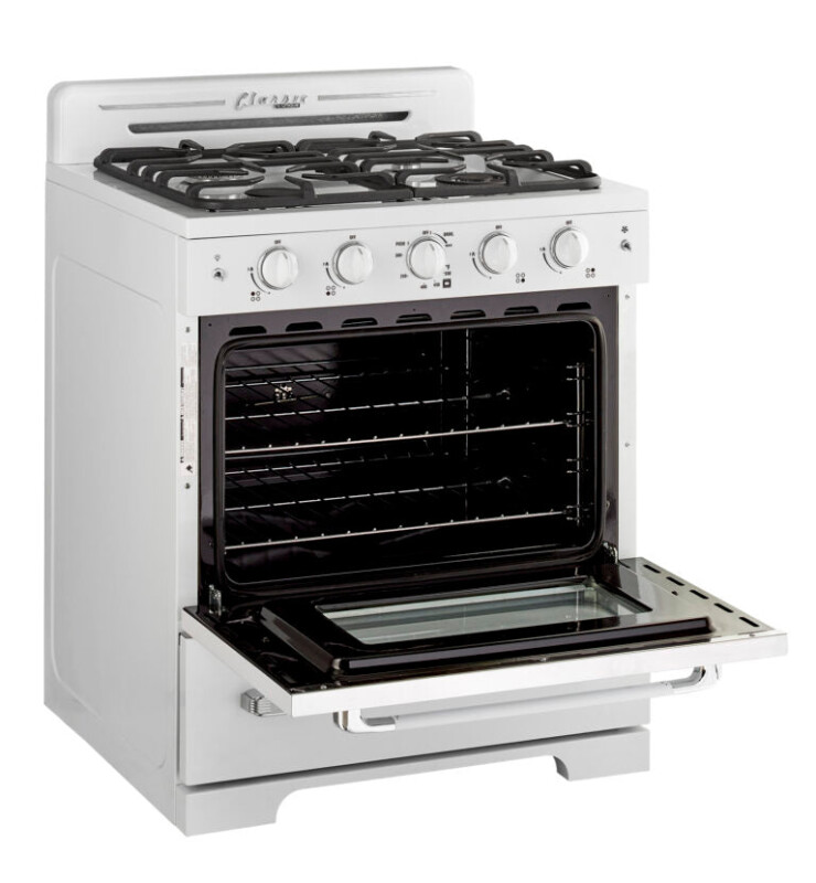 Classic Retro 30 -inch Free-Standing Gas Range with Convection Oven UGP30CRW