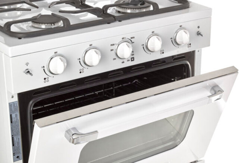 Classic Retro 30 -inch Free-Standing Gas Range with Convection Oven UGP30CRW