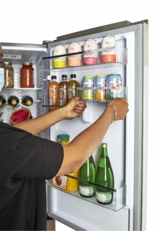 Prestige 23.6 in. 11.7 cu. ft. Frost Free Bottom Freezer Refrigerator UGP328LPSS