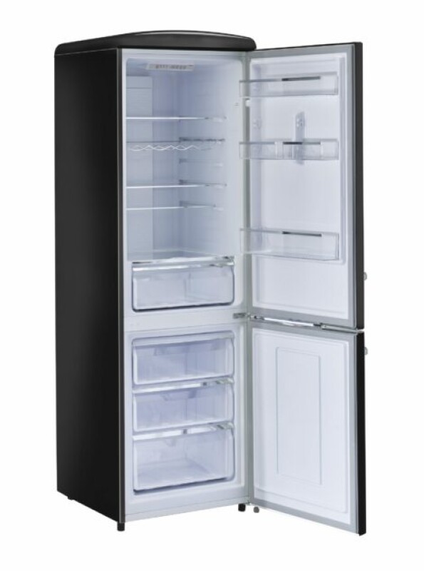 Classic Retro 23.6 in 11.7 cu. ft. Frost Free Retro Bottom Freezer Refrigerator UGP330LBAC