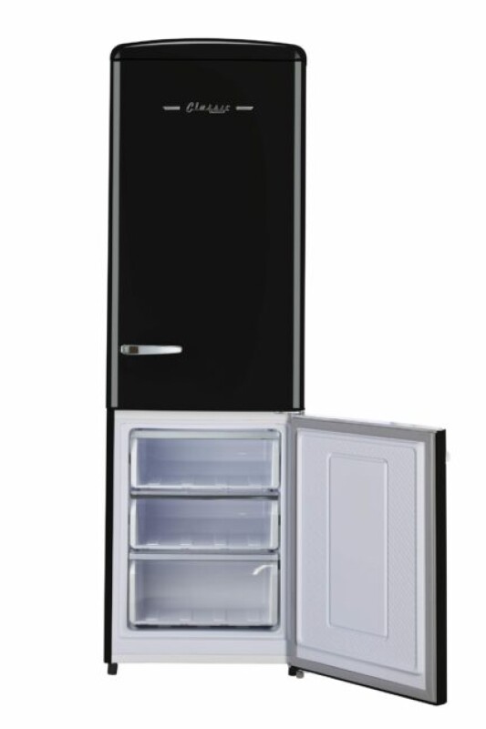 Classic Retro 23.6 in 11.7 cu. ft. Frost Free Retro Bottom Freezer Refrigerator UGP330LBAC