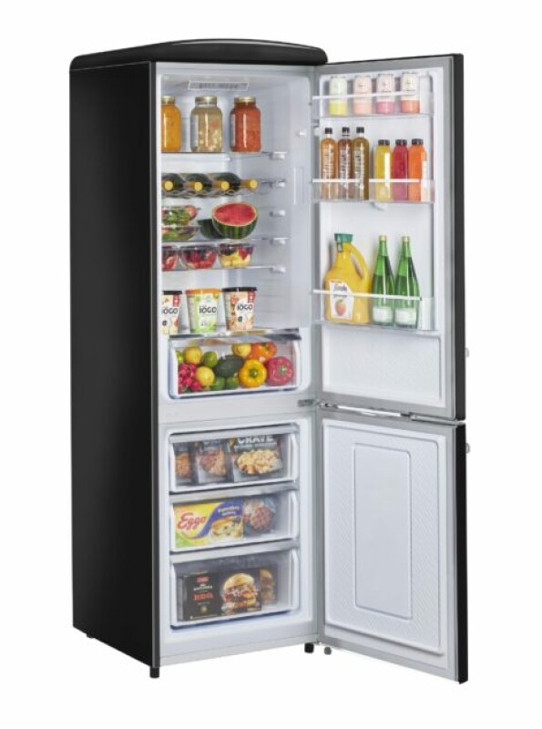 Classic Retro 23.6 in 11.7 cu. ft. Frost Free Retro Bottom Freezer Refrigerator UGP330LBAC