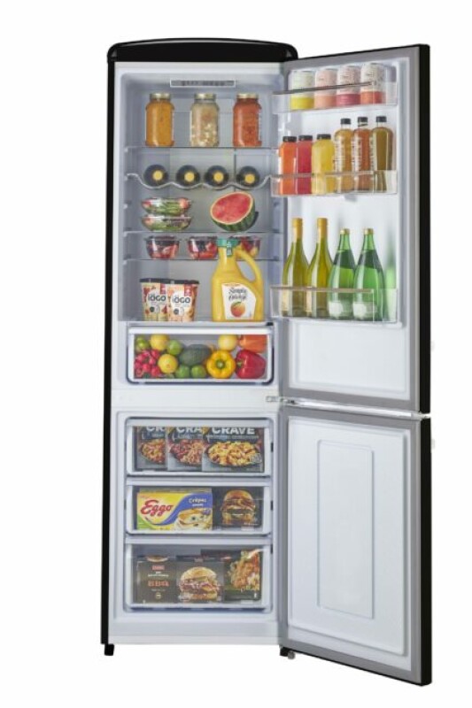 Classic Retro 23.6 in 11.7 cu. ft. Frost Free Retro Bottom Freezer Refrigerator UGP330LBAC