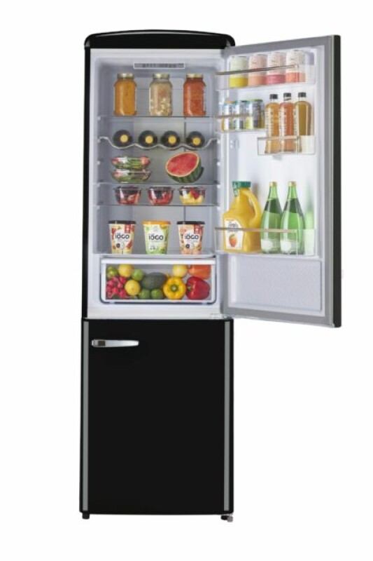 Classic Retro 23.6 in 11.7 cu. ft. Frost Free Retro Bottom Freezer Refrigerator UGP330LBAC