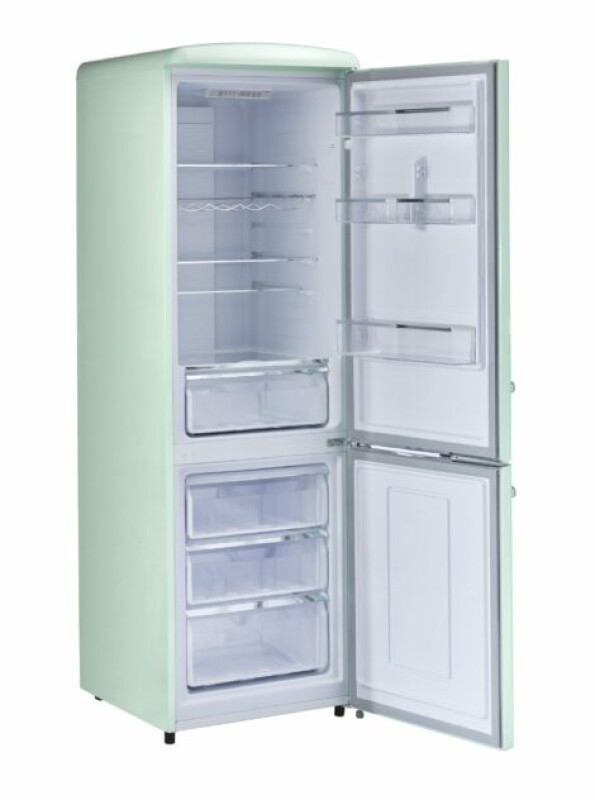 Classic Retro 23.6 in 11.7 cu. ft. Frost Free Retro Bottom Freezer Refrigerator UGP330LLGAC