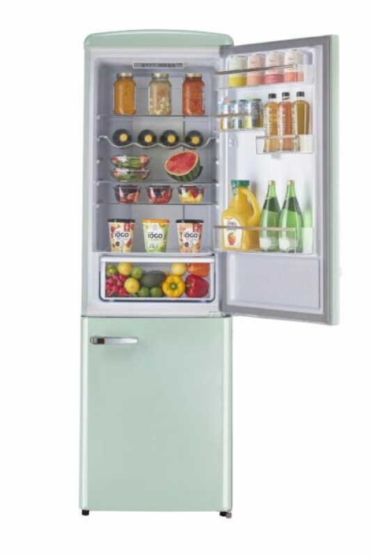 Classic Retro 23.6 in 11.7 cu. ft. Frost Free Retro Bottom Freezer Refrigerator UGP330LLGAC