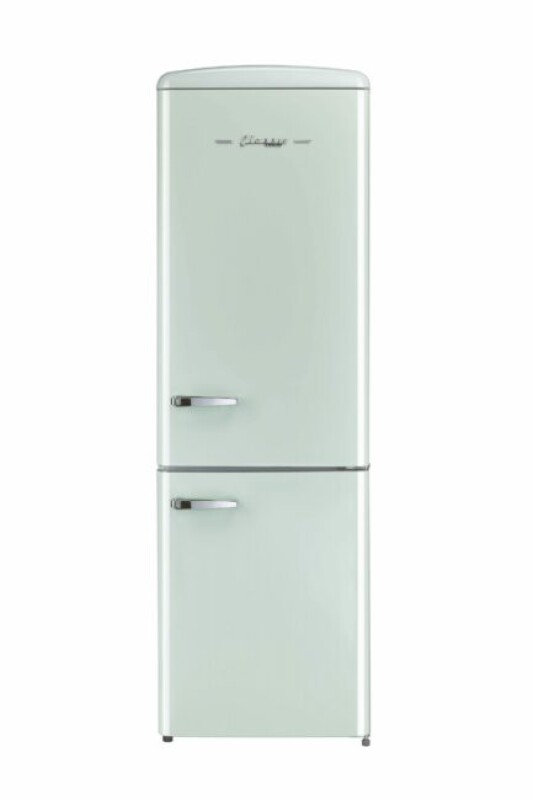 Classic Retro 23.6 in 11.7 cu. ft. Frost Free Retro Bottom Freezer Refrigerator UGP330LLGAC