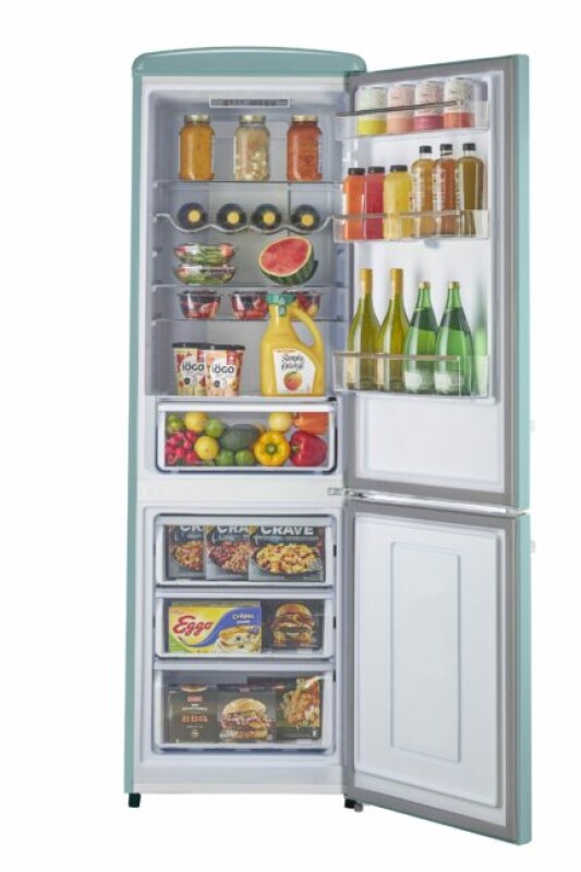 Classic Retro 23.6 in 11.7 cu. ft. Frost Free Retro Bottom Freezer Refrigerator UGP330LTAC