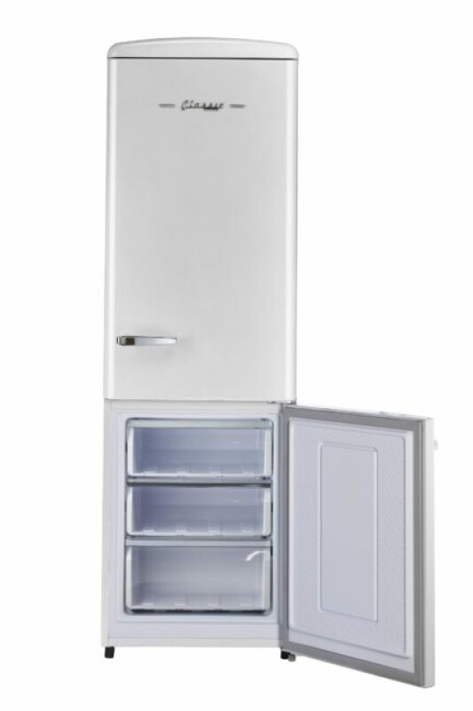 Classic Retro 23.6 in 11.7 cu. ft. Frost Free Retro Bottom Freezer Refrigerator UGP330LWAC