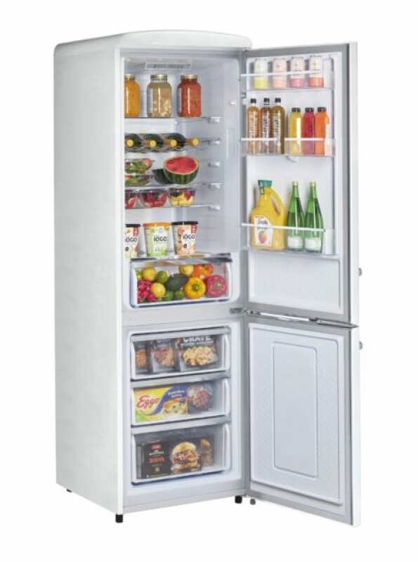 Classic Retro 23.6 in 11.7 cu. ft. Frost Free Retro Bottom Freezer Refrigerator UGP330LWAC