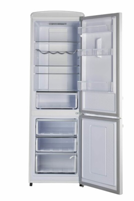 Classic Retro 23.6 in 11.7 cu. ft. Frost Free Retro Bottom Freezer Refrigerator UGP330LWAC