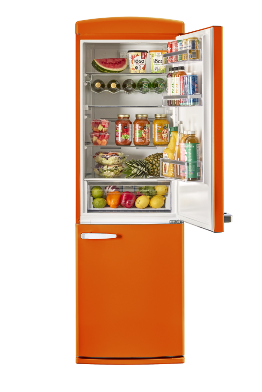 Classic Retro 12 cu. ft. Bottom Freezer Refrigerator in Creamsicle UGP340LOAC