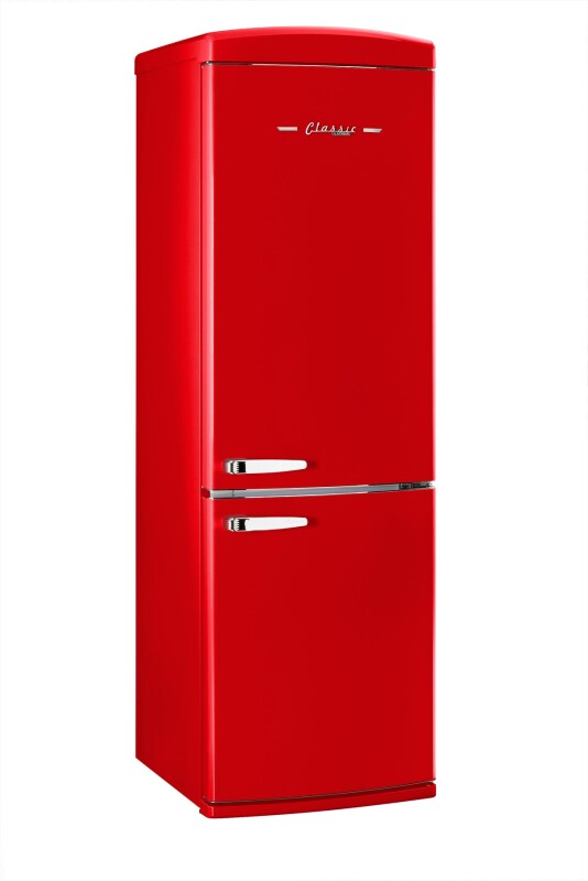 Classic Retro 23.8 in 11.7 cu. ft. Frost Free Retro Bottom Freezer Refrigerator UGP340LRAC