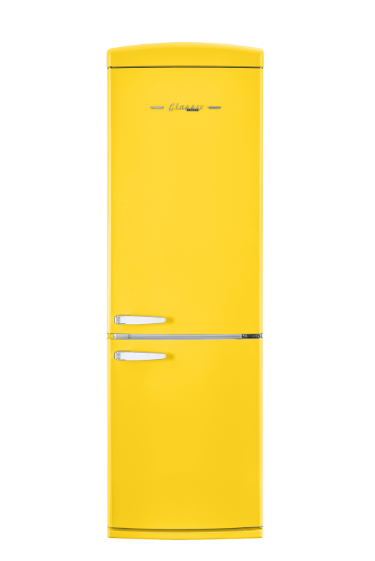Classic Retro 23.8 in 11.7 cu. ft. Frost Free Retro Bottom Freezer Refrigerator UGP340LYAC