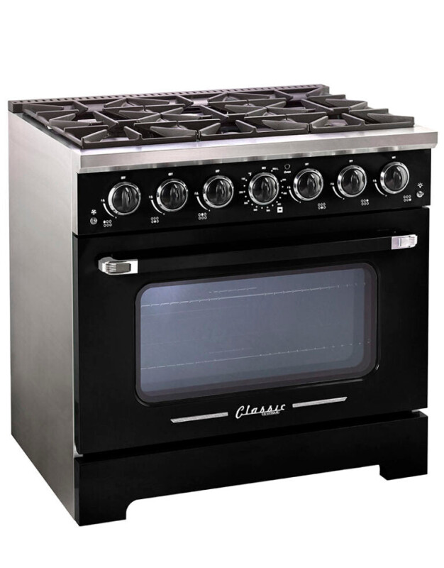 36' Classic Retro Range with FR Triple Crown Burner UGP36CRB