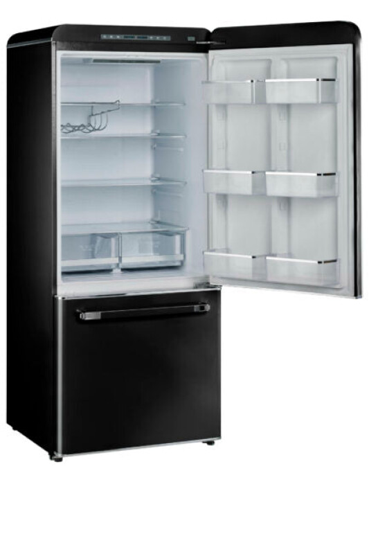 Classic Retro 30 in 17.7 cu. ft. Frost Free Retro Bottom Freezer Refrigerator UGP510LBAC