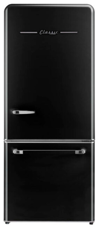 Classic Retro 30 in 17.7 cu. ft. Frost Free Retro Bottom Freezer Refrigerator UGP510LBAC