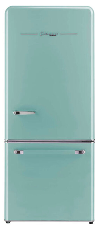 Classic Retro 30 in 17.7 cu. ft. Frost Free Retro Bottom Freezer Refrigerator UGP510LTAC