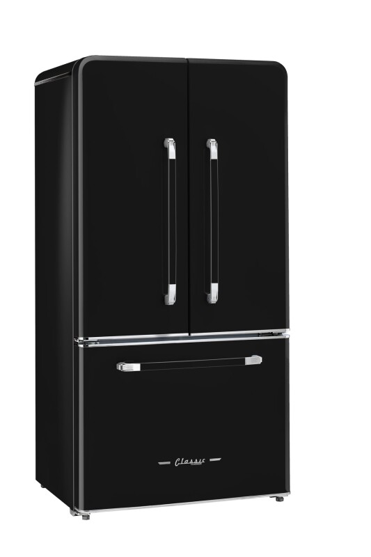 Classic Retro 36-inch 21.4 cu. ft. Frost Free French Door Counter Depth Refrigerator with Built-In Ice Maker® UGP595LBAC