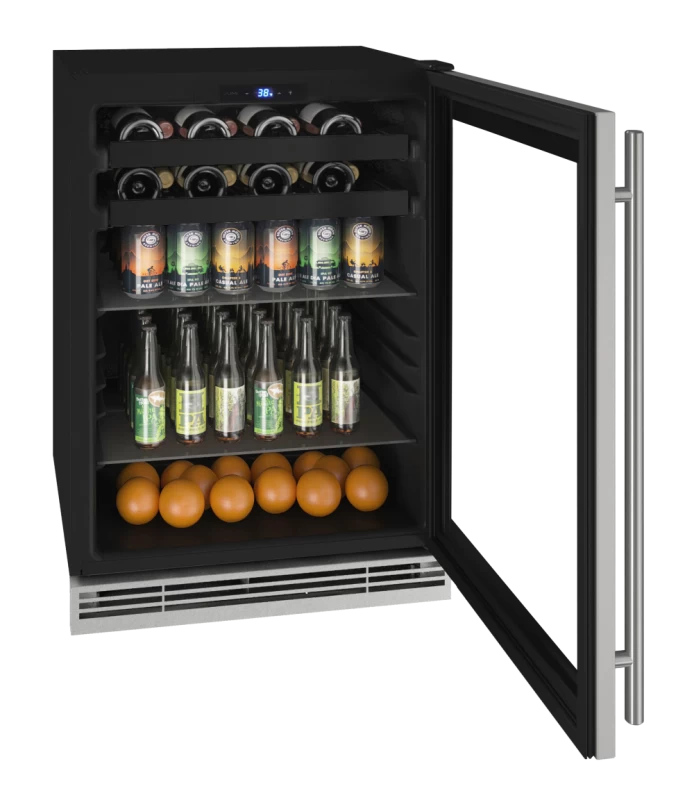 24" Beverage Center in Stainless Frame UHBV124SG31A