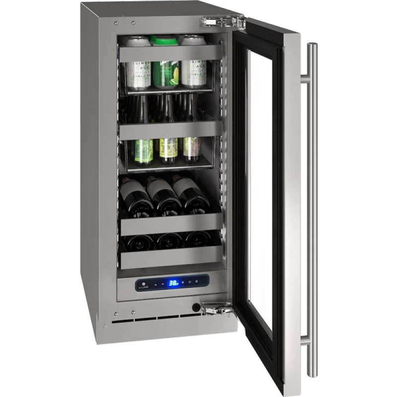 15" Beverage Center in Stainless Frame UHBV515SG01A