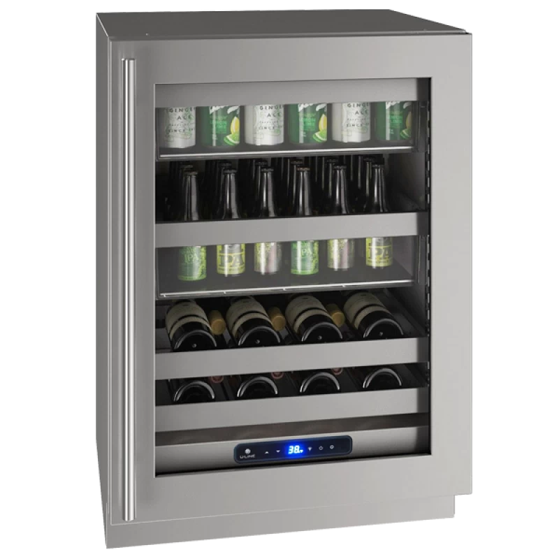 24" Beverage Center in Stainless Frame UHBV524SG51A