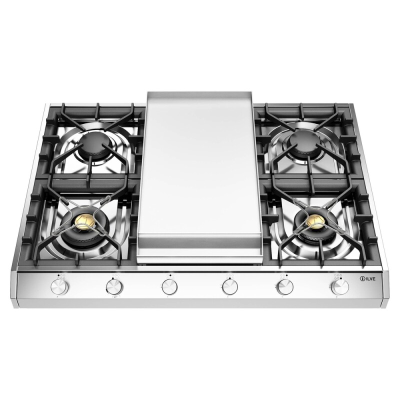 Professional Plus II 36 inch Built-In Gas Cooktop with Griddle, in UHCP965FSSLP