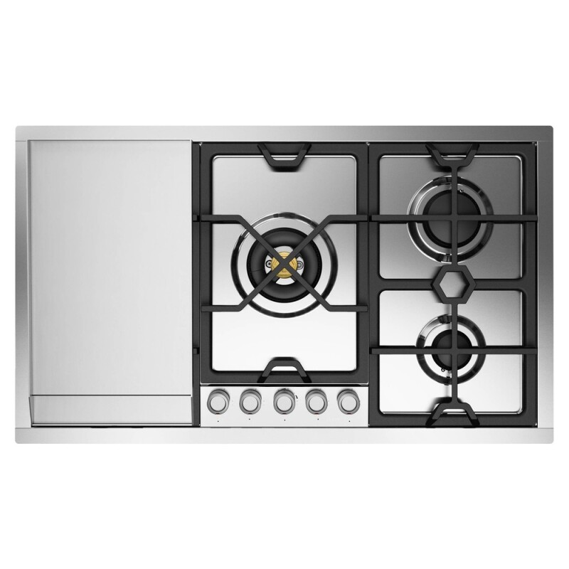 Panoramagic 36 inch Built-In Gas Cooktop with 5 Burners, in UHCPMT95FSSLP