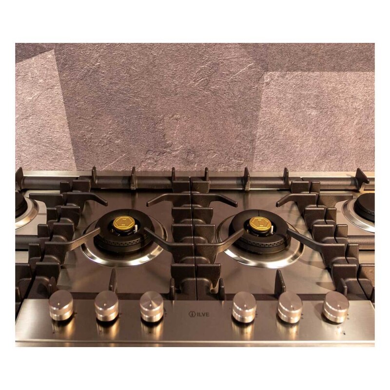 Professional Plus II 48 inch Built-In Gas Cooktop with Total Black Burners, in UHCPT125FSS