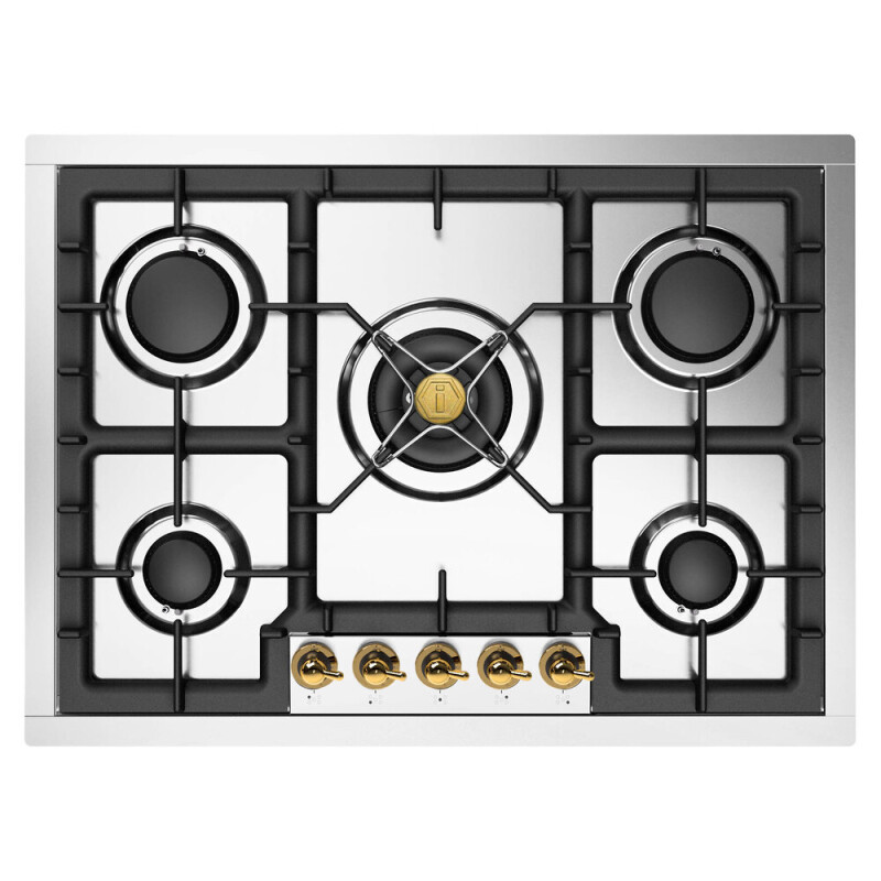 Nostalgie II 30 inch Built-In Gas Cooktop with 5 Burners, in UHCPT75NSSG
