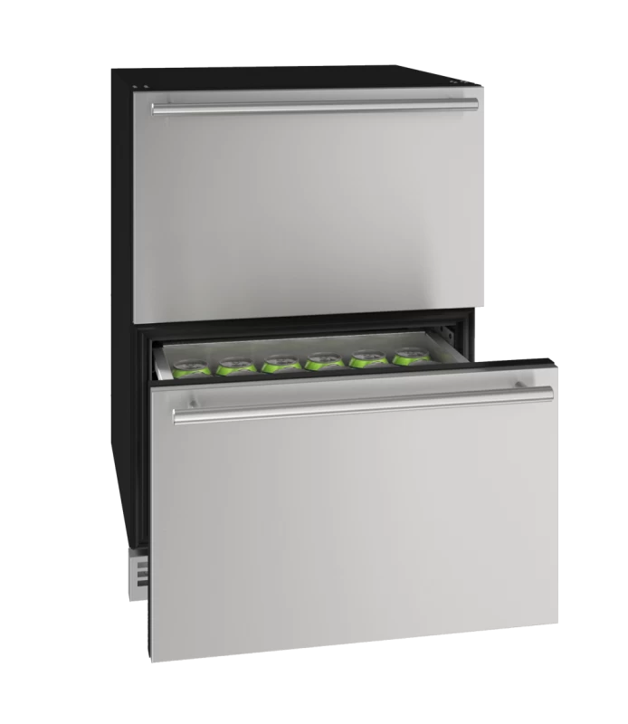 24" Refrigerator Drawers in Stainless Solid UHDR124SS61A