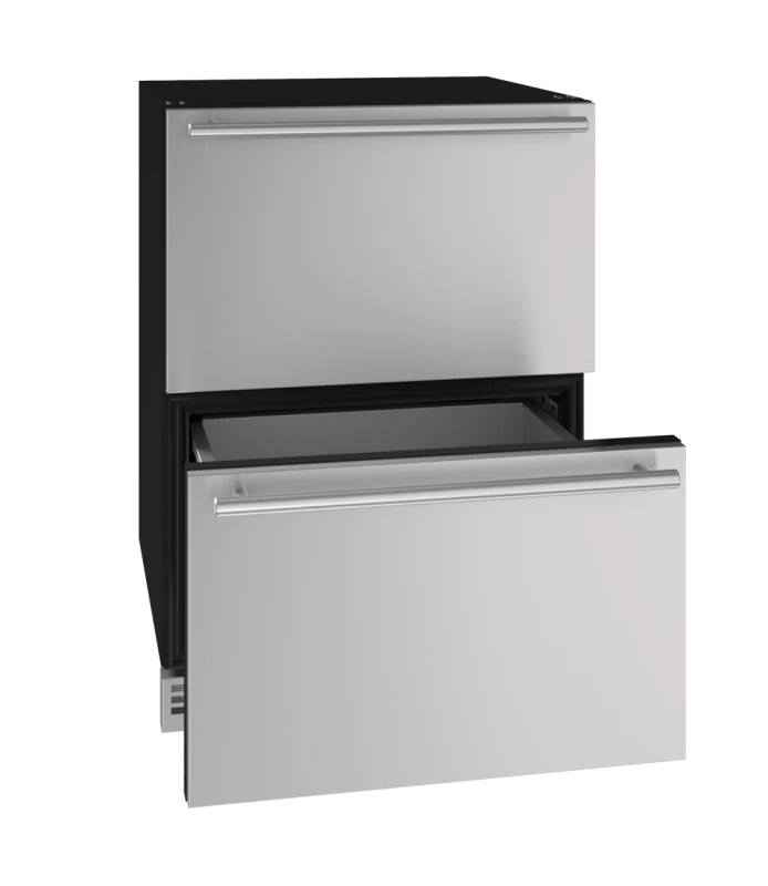 24" Refrigerator Drawers in Stainless Solid UHDR124SS61A