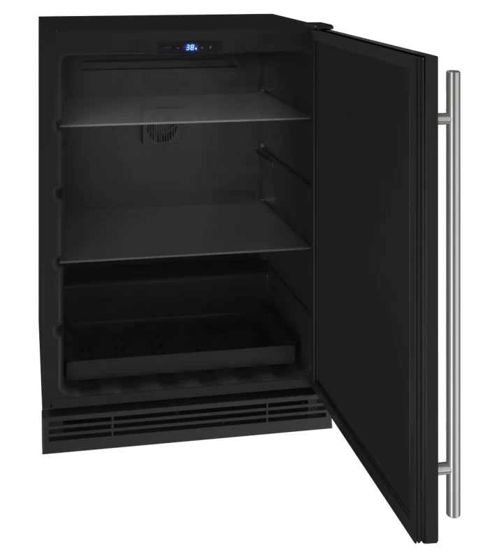 24" Refrigerator in Black Solid UHRE124BS81A