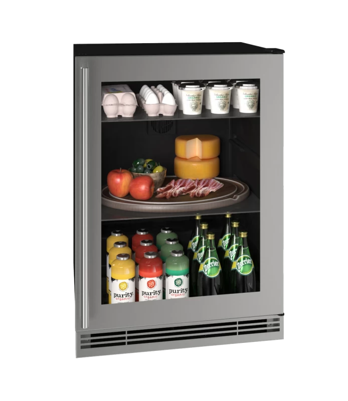 U-Line 24" Refrigerator in Stainless Frame Stainless Frame UHRE124SG01A Picture 1