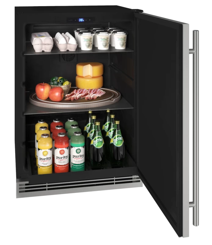 24" Refrigerator in Stainless Solid UHRE124SS01A