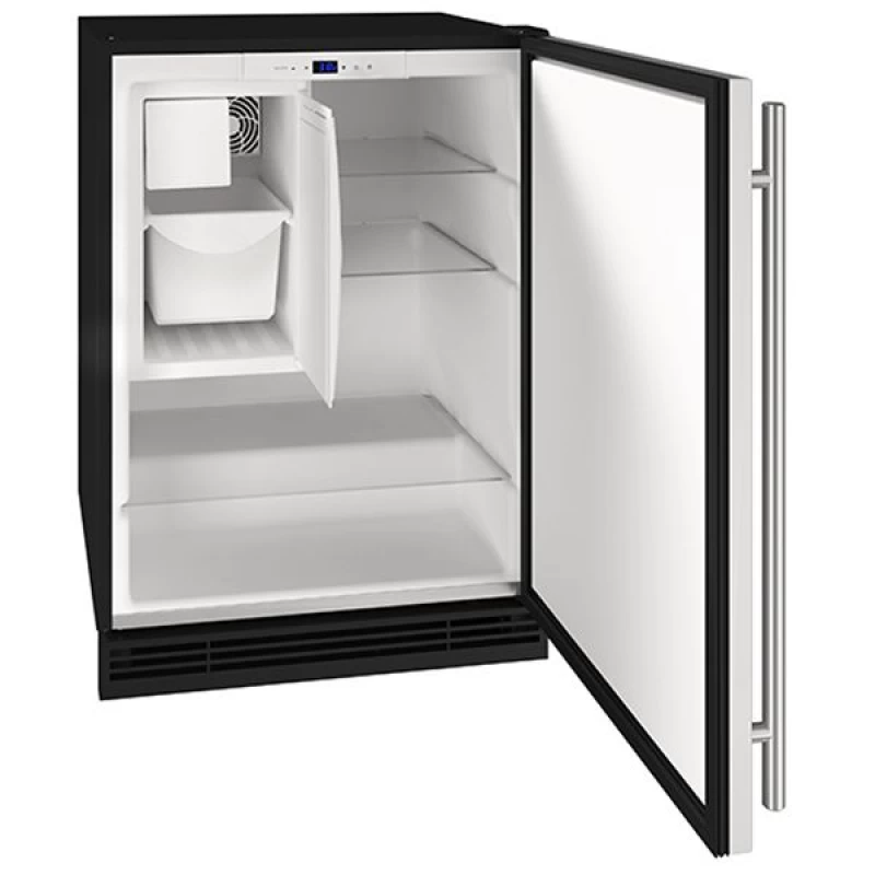 24" Refrigerator/Ice Maker in Stainless Solid UHRI124SS01A