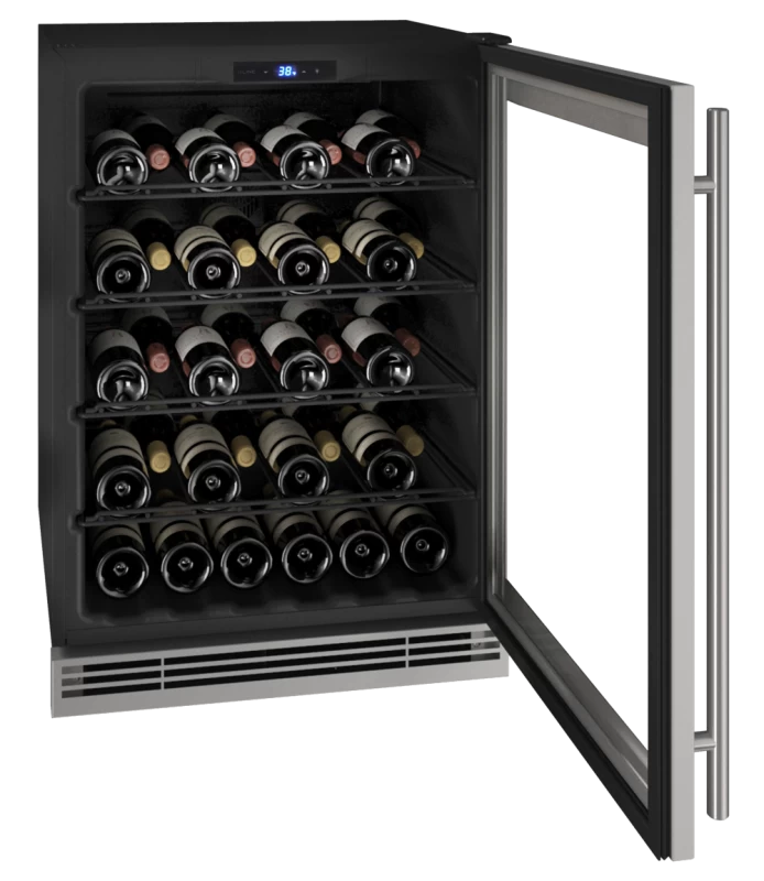 24" Wine Refrigerator in Stainless Frame UHWC024SG01A