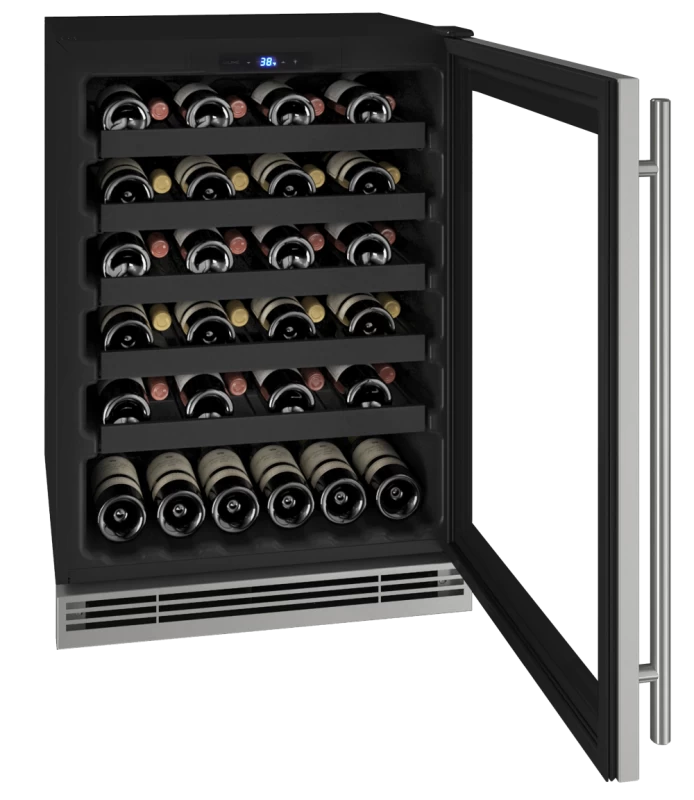 24" Wine Refrigerator in Black Frame UHWC124BG01A