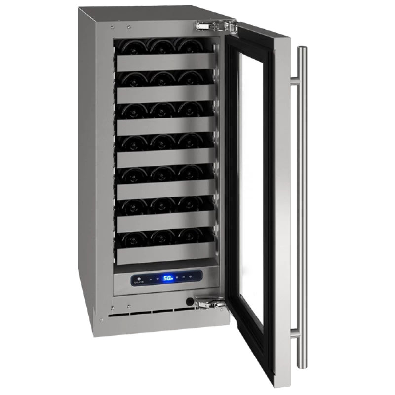 15" Wine Refrigerator in Stainless Frame UHWC515SG41A