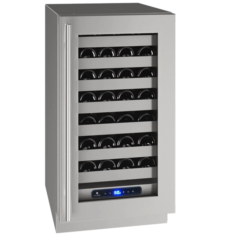 18" Wine Refrigerator in Stainless Frame UHWC518SG41A