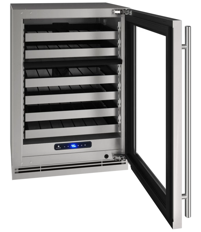 24" Dual-Zone Wine Refrigerator in Stainless Frame UHWD524SG41A